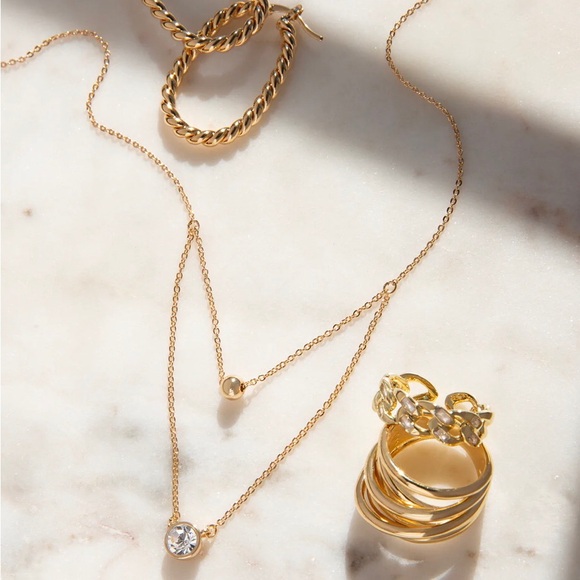 ✨BRAND NEW✨ MARLYN SCHIFF  Double Layered Necklace ✨BEAUTIFUL - Picture 5 of 8